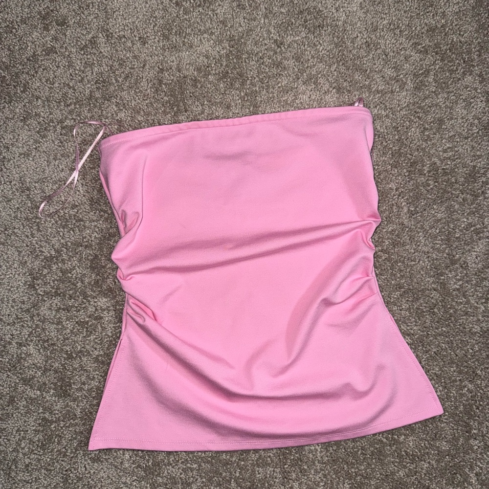 Pink tube top